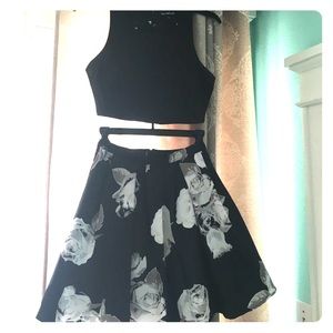 Cute Homecoming or Prom two piece Dress